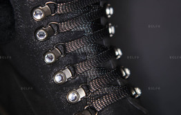 Шнурок із люрексом Ш 69-B5 (9-10 мм, плоский)