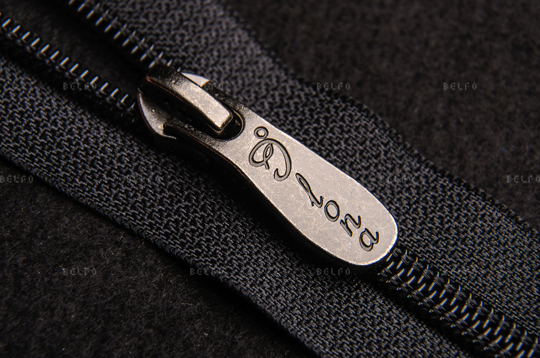 Витая застежка-молния тип 7 для обуви с логотипом на замке Ilona BN