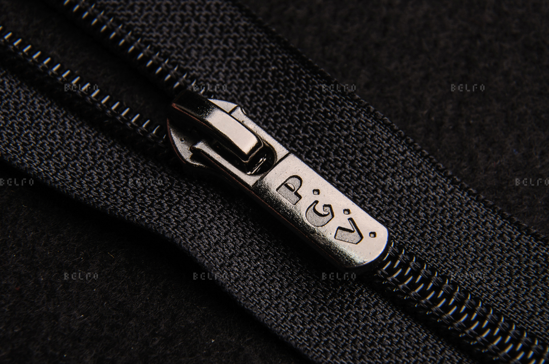 Витая застежка-молния тип 7 для обуви с логотипом на замке PGV BN