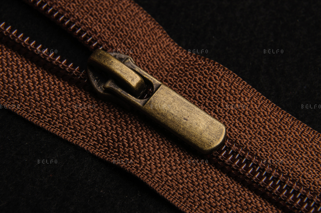 Витая застежка-молния тип 7 для обуви N71 AB, col.141